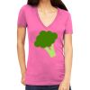 Tultex 214 - Ladies' Slim Fit Fine Jersey V-Neck Thumbnail