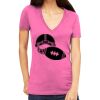 Tultex 214 - Ladies' Slim Fit Fine Jersey V-Neck Thumbnail