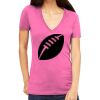 Tultex 214 - Ladies' Slim Fit Fine Jersey V-Neck Thumbnail