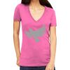 Tultex 214 - Ladies' Slim Fit Fine Jersey V-Neck Thumbnail