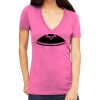 Tultex 214 - Ladies' Slim Fit Fine Jersey V-Neck Thumbnail