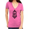 Tultex 214 - Ladies' Slim Fit Fine Jersey V-Neck Thumbnail