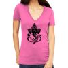 Tultex 214 - Ladies' Slim Fit Fine Jersey V-Neck Thumbnail