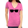 Tultex 214 - Ladies' Slim Fit Fine Jersey V-Neck Thumbnail