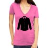 Tultex 214 - Ladies' Slim Fit Fine Jersey V-Neck Thumbnail
