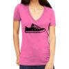 Tultex 214 - Ladies' Slim Fit Fine Jersey V-Neck Thumbnail