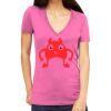 Tultex 214 - Ladies' Slim Fit Fine Jersey V-Neck Thumbnail