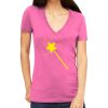 Tultex 214 - Ladies' Slim Fit Fine Jersey V-Neck Thumbnail