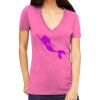 Tultex 214 - Ladies' Slim Fit Fine Jersey V-Neck Thumbnail