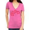 Tultex 214 - Ladies' Slim Fit Fine Jersey V-Neck Thumbnail