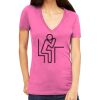 Tultex 214 - Ladies' Slim Fit Fine Jersey V-Neck Thumbnail