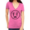 Tultex 214 - Ladies' Slim Fit Fine Jersey V-Neck Thumbnail