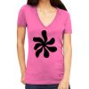 Tultex 214 - Ladies' Slim Fit Fine Jersey V-Neck Thumbnail