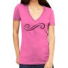 Tultex 214 - Ladies' Slim Fit Fine Jersey V-Neck Thumbnail