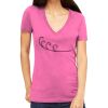 Tultex 214 - Ladies' Slim Fit Fine Jersey V-Neck Thumbnail
