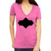 Tultex 214 - Ladies' Slim Fit Fine Jersey V-Neck Thumbnail
