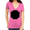 Tultex 214 - Ladies' Slim Fit Fine Jersey V-Neck Thumbnail