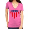 Tultex 214 - Ladies' Slim Fit Fine Jersey V-Neck Thumbnail