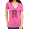 Tultex 214 - Ladies' Slim Fit Fine Jersey V-Neck Thumbnail