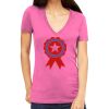 Tultex 214 - Ladies' Slim Fit Fine Jersey V-Neck Thumbnail
