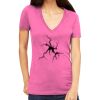 Tultex 214 - Ladies' Slim Fit Fine Jersey V-Neck Thumbnail