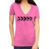 Tultex 214 - Ladies' Slim Fit Fine Jersey V-Neck Thumbnail