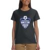 Gildan 100% Cotton Ladies T-Shirt Thumbnail