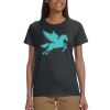 Gildan 100% Cotton Ladies T-Shirt Thumbnail